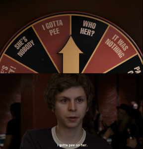 Scott Pilgrim – I Gotta Pee on Her Quote