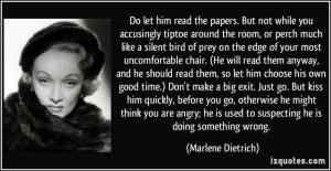 More Marlene Dietrich Quotes