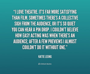 Quotes About Acting and Theatre
