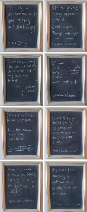 chalkboard quotes on hard work and perseverance, at letwhylead.com