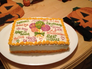 Goodbye Cake Sayings Pic #20