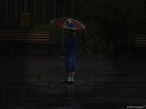 alone in the rain by photoshopkilla