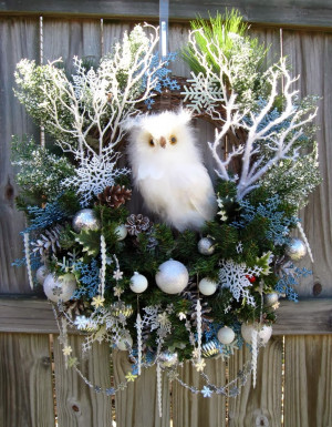 Snow Owl The Winter Woods
