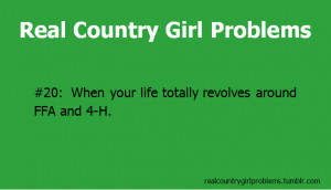 Real Country Girl Problems