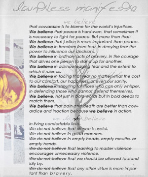 The Dauntless Manifesto. (This also happens to be the only faction I ...