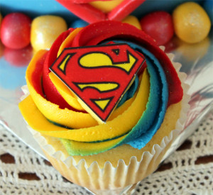 Girly Superman Cake