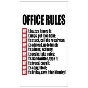funny office rules