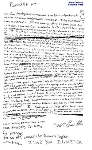 Kurt Cobain Case Files