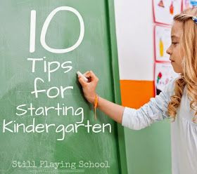 : 10 Tips to Ease the Kindergarten Transition (from a Kindergarten ...