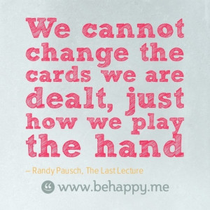 Photos of Quotes About Love And Life Cards Dealt