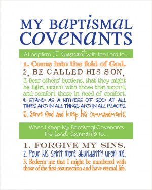 Lds Baptismal Covenants Lds Baptismal Covenants