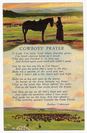 cowboy prayers and quotes