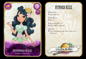 Ever After High Oc Card - Nymphaea Nixie by chunk07x