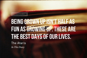 ... our lives.- The AtarisPhoto credit / Quote credit / Submit yours here