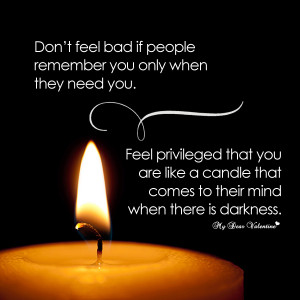 Inspirational Quotes - Don't feel bad if people remember you