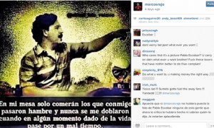 Marcos Rojo has caused anger with an Instagram post that featured ...