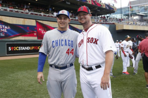 Rizzo, left, thinks the new-look Cubs, with ace Jon Lester , can win ...