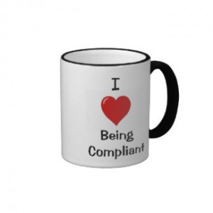 Love Being Compliant - Cheeky Double-sided Mug mug