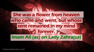 Imam Ali on Lady Zahra by Sinistersal