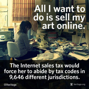 Internet sales tax kills of small businesses