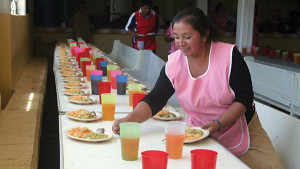 Mexico Women Serving Food