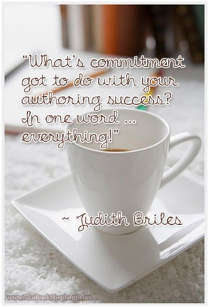 What's commitment got to do with your authoring success? In one word ...