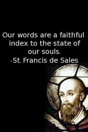 ... faithful index to the state of our souls.