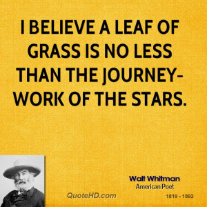 Leaves Of Grass Walt Whitman Quotes