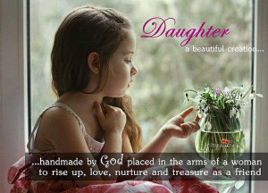 Daughter a Beautiful Creation, Handsome By God Placed In The Arms Of a ...