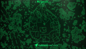 Fo3 hollowed out rock loc map