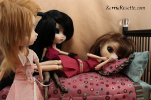 Sad Dolls This household of pullip dolls