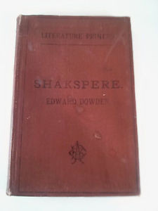 1800 39 s Shakespeare Book Literature Primers Shakspere Edward Dowden