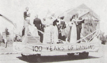 Stirling Settler Days parade float celebrating the entry of the Mormon ...