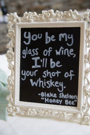 Center Pieces of Country Love Song Quotes, This would be really cute ...