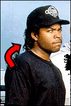 Ice Cube had a jheri curl