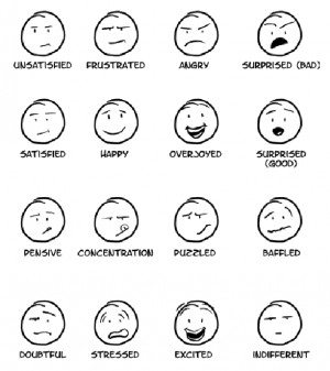 Facial expression dictionary