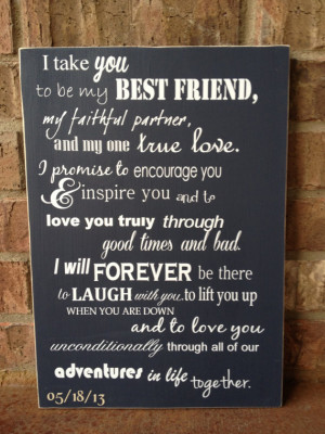 Take You To Be My Best Friend Wedding Sign - Perfect Shower or ...