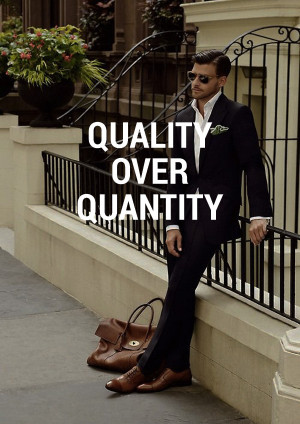 Quality Over Quantity | The Fashion Shopping Mantra