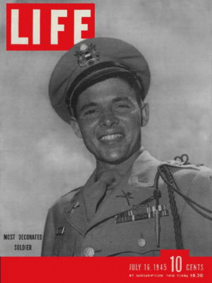 TEXAS FARM BOY TURNED WAR HERO AUDIE MURPHY MADE THE COVER OF LIFE ...