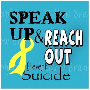 ... Let's end this cycle! Openly talk to people about suicide and the risk