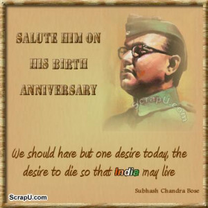 Showing Gallery For Subhash Chandra Bose Quotes in Hindi Language