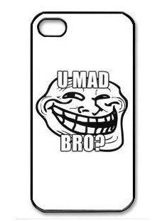 Funny Face U Mad Bro Quote Black Border by TOPQUALITYHANDMADEA, $9.80