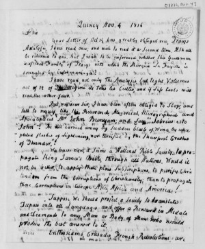 An Annoying Letter from John Adams
