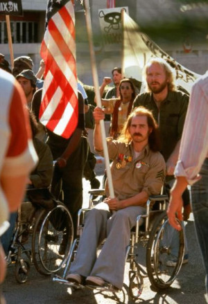 Tom Cruise played Vietnam war veteran Ron Kovic in 