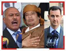 ... Gaddafi, Syria's Bashar al-Assad and Yemen's Ali Abdullah Saleh