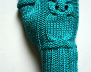 Cable Knit Fingerless Gloves