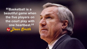 ... the five players on the court play with one heartbeat.