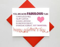 Funny Leslie Knope Galentine’s Day Quote Card | 15 Cute Parks And ...