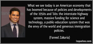 What we see today is an American economy that has boomed because of ...