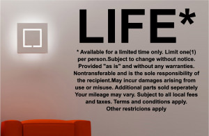 Life Quote terms and conditions